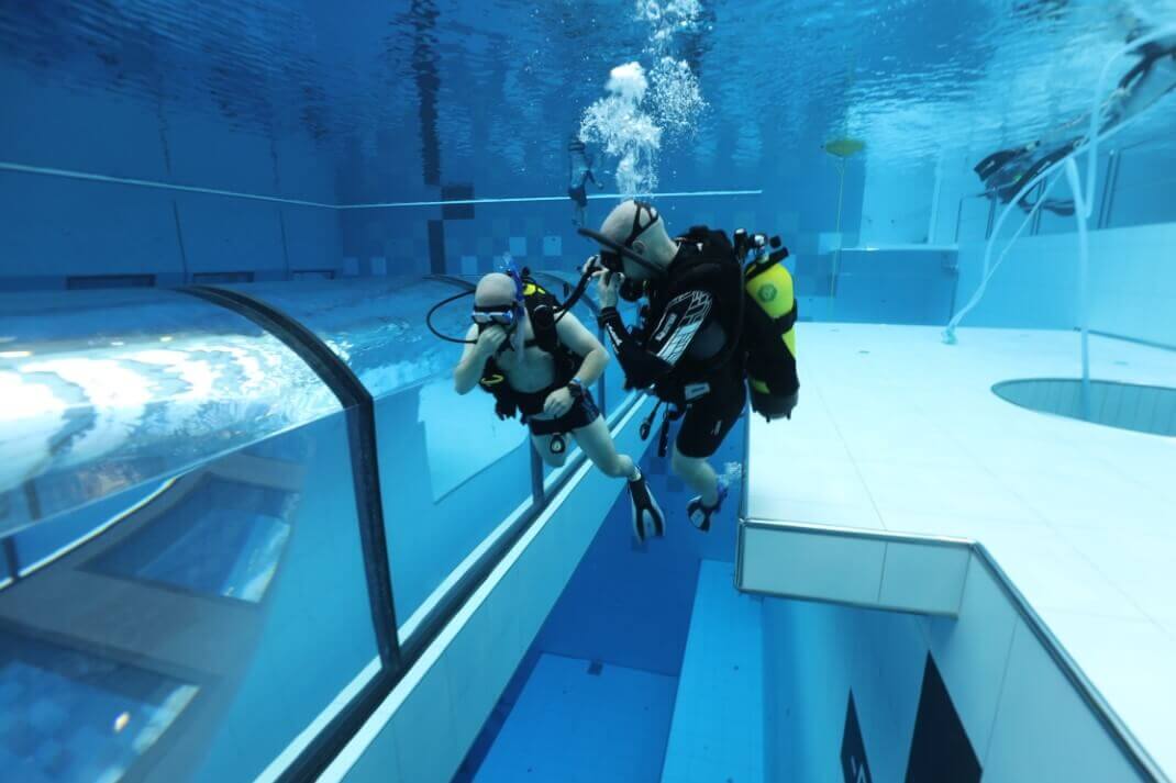 scuba pierwszy raz pod wodę