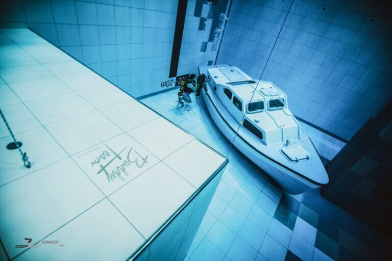 Deepspot’s deepest pool is also the deepest diving pool in Europe and the second deepest pool in the world