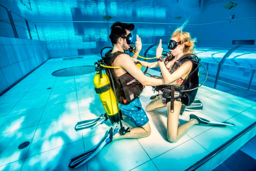 Diving course at Deepspot