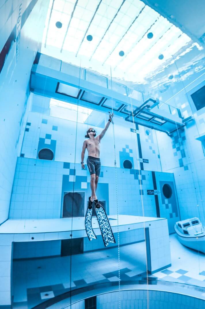 Nurkowanie w basenie Deepspot