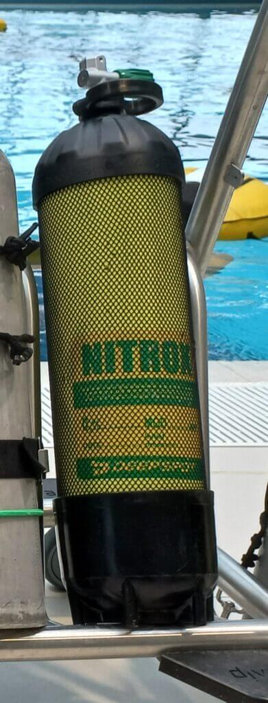 Nitro diving cylinder