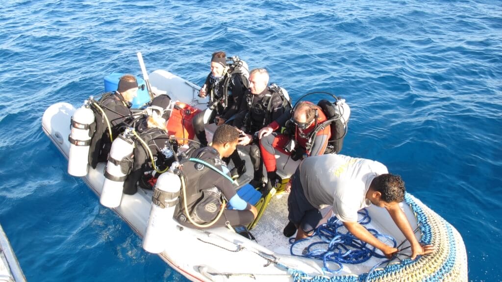 Przygotowania do nurkowania