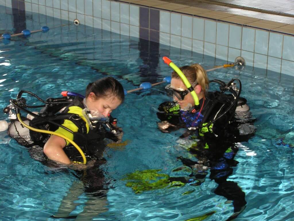 Scuba Diving at the pool