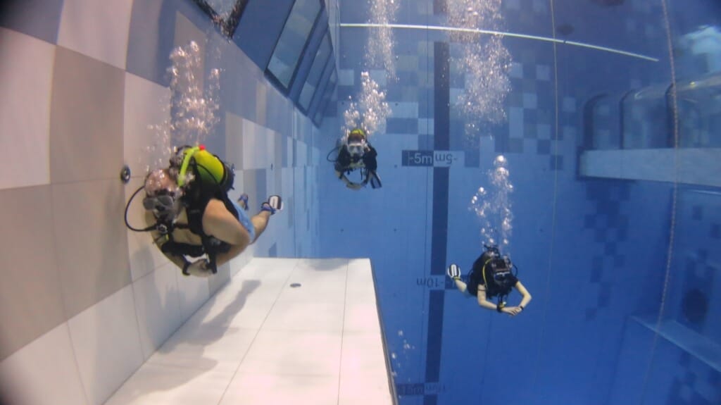 Potápění v Deepspotu