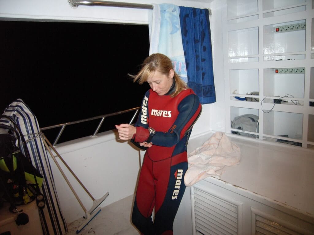 Komputer nurkowy w zegarku