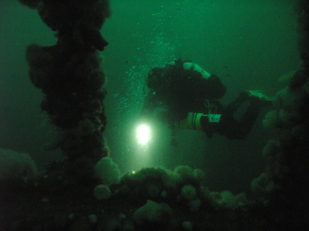 Diving in Skapa Flow