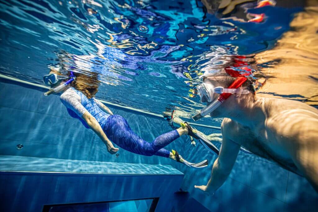 Nurkowanie Snorkeling w basenie Deepspot