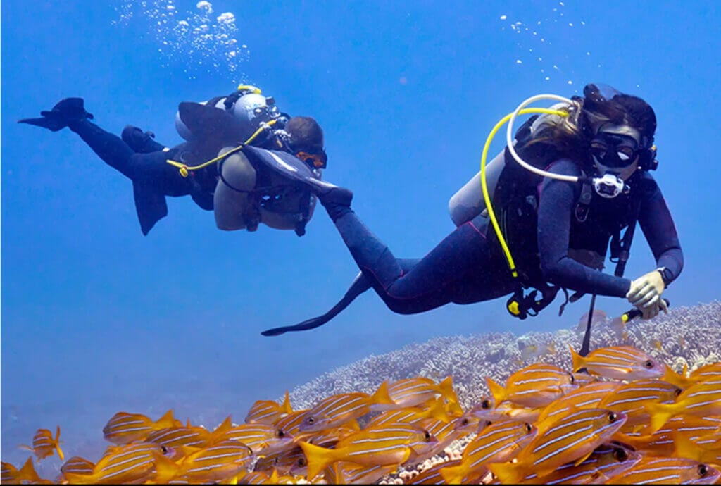 Scuba Diving in open water