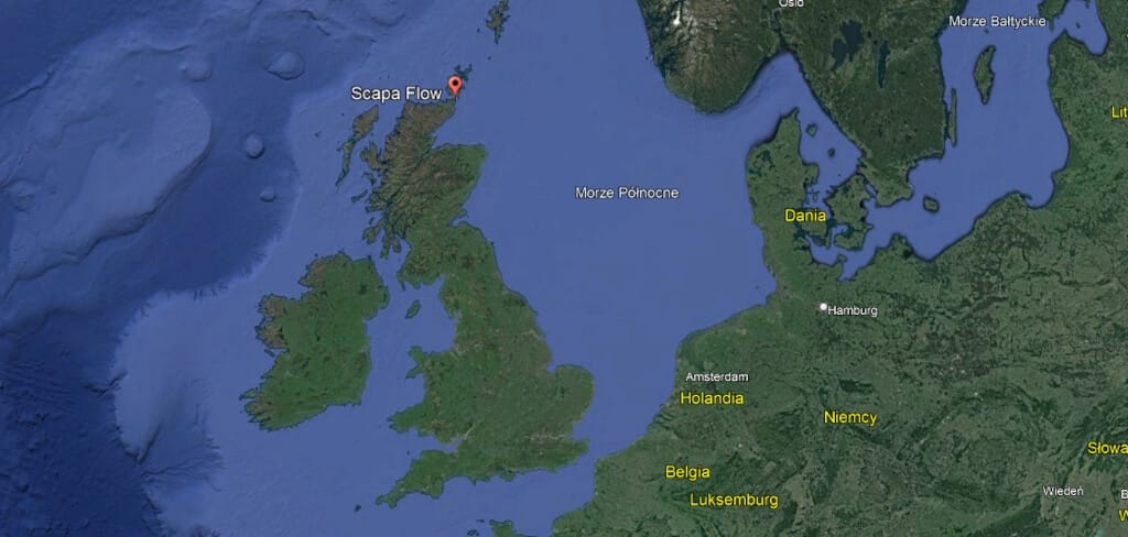 Lokalizacja Scapa Flow